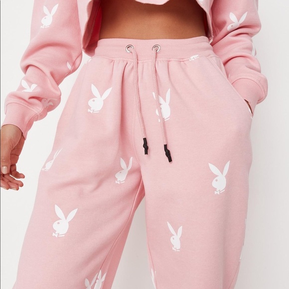 missguided pink sweatpants